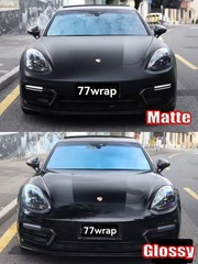 PPF / PET TPU Glossy Matte Full Car Truck SUV Vinyl Wrap Hood Sticker Black HDUS