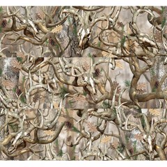 Buck Skull Camo MATTE Rocker Wrap Decal Truck Wrap Deer Camouflage #A011 13′