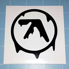 Melting Aphex Twin Vinyl Decal, Choose Your Color & Size, Car Sticker
