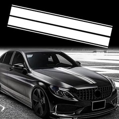 Universal Racing Stripes Car Hood Vinyl Decal Auto Body Side Sticker