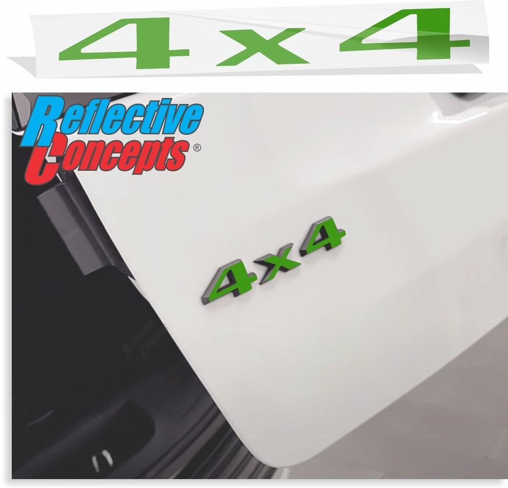 4X4 Liftgate Badge Overlay Decal for 2005-2021 Jeep Grand Cherokee