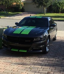 10″ PLAIN Rally Racing Stripe Graphics Stripes Set FIT 2005 – 2023 Charger