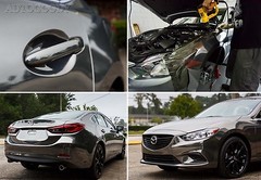 72″ x 60″ Dark Chrome Mirror Black Vinyl Film Wrap Sticker Stretchable 6ft x 5ft
