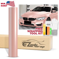 Matte Metallic Satin Pearl Cherry Blossom Pink Car Vinyl Wrap Sticker Sheet Film