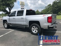 Fits Chevy Silverado Rocker One Stripes Vinyl Graphics Decals Sticker 1999-2024