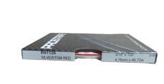 PROSTRIPE R41120 3/16″ x 150′ Silver/Tomato Red