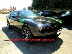 FITS DODGE Challenger 15 to 22 Racing Stripes 5″ + 1/2″ Vinyl Graphic 20 FEET
