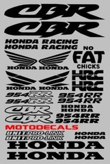 Sticker Kit Decals for CBR954RR CBR 954 CBR954 Upper Side Tail Fairing Fender