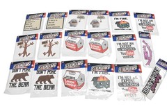 18pc StickEms Funny Vinyl Decal Sticker Lot Made in USA Car/Truck Bumper Window