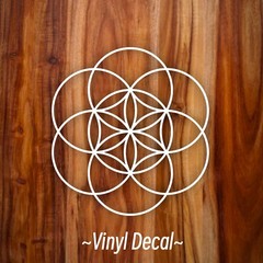 The Seed of Life Sacred Geometry Vinyl Car Decal – Premium Quality 5.5″x5.5″