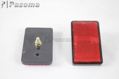 Bolt-On Reflectors Universal High Visibility Safety Reflectors Plate Rectangle