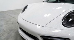Pearl White Gloss Metallic Glitter Vinyl Film Wrap Sticker Decal Air Bubble Free