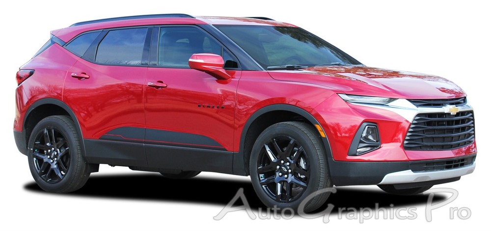 2019-2024 Chevy Blazer Body Side Decals BLAZE Rocker Stripes 3M Vinyl Graphics