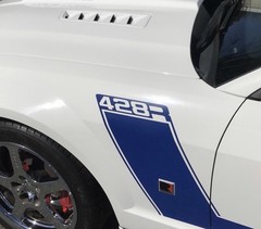 OEM 2007 ROUSH 428R COUPE SIDE GRAPHIC DECALS NEW 2PC SET FITS MUSTANG ORACLE