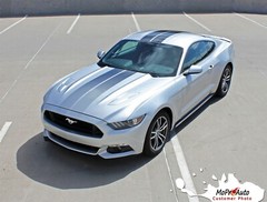 2015 FADE RALLY Ford Mustang Hood Roof Fading Racing Stripes Vinyl Graphic Decal