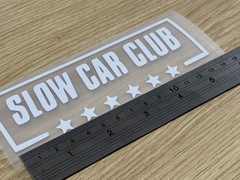 Slow Car Club Sticker JDM Vinyl Graphic Decal Kanji KDM Drift Window Bumper Etc