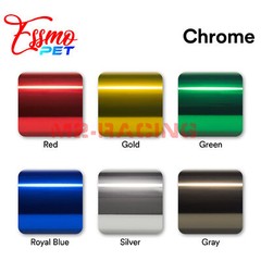 ESSMO PET Chrome Stretch Car Auto Vehicle Vinyl Wrap Decal Sticker Sheet Film