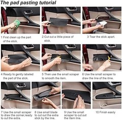 High Gloss 6D Black Carbon Fiber Vinyl Wrap 1ft x 10ft – Easy DIY Installation