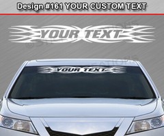 Design #161 Customized Decal Sticker Vinyl Graphic Windshield Window Tribal Car