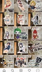 Custom Chibi Joker Baby (or Kid) on Board Sticker Decal Cute DC comics Batman