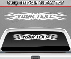 Design #161 Custom Decal Sticker Vinyl Graphic Windshield Window Tribal Spikes