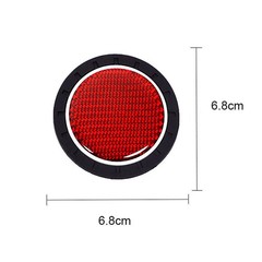 ?2Pcs Car Cup Mats Soft Rubber Non-Slip Car Insert Coaster Car Accessories?