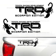 TRD Decals Scorpion for Toyota Tacoma Tundra Off Road Sport Truck Sticker 2p