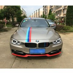 59″ M-Colored Stripe Custom Exterior Decor Sticker For BMW Body Hood Bumper Roof