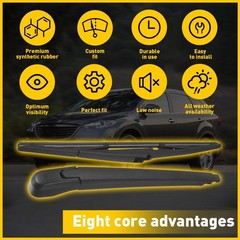 1/2Set Rear Wiper Arm & Blade Fit For Toyota Sienna 2004-2010 Mazda CX7 07-12 CX