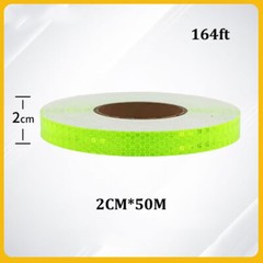 Reflective Safety Conspicuity Warning Tape DIY Sticker Decal 2cm Roll