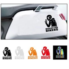 Car Window Door Motorcycle Sticker Silver White Universal Decorative Stickers