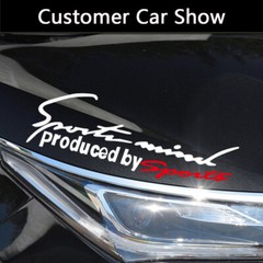 Sports Racing Car SUV Decal Sticker Auto Reflective Vinyl Graphic Universal Trim