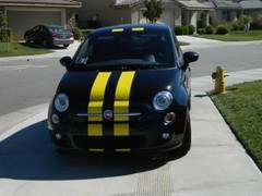 FITS All Fiats 5″ Twin Duel Vinyl Graphic Decal Sticker Racing Stripes 25 FEET