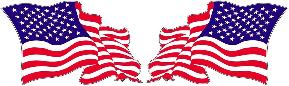 American Flag pairs Decal