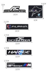 For BMW Fender Side Emblem M Metal Badge Scratch-Resistant Sticker Decoration