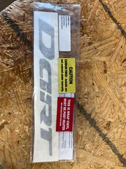 DART Sticker Vinyl Side Decal Nameplate (CARBON FIBER)