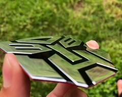 (2 PACK) ALUMINUM Transformers Autobots Optimus Prime Car Sticker Decal Emblem