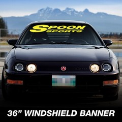 Spoon Sport Windshield Banner Honda Acura DC2 S2K Vinyl Decal Sticker JDM 36″x4″
