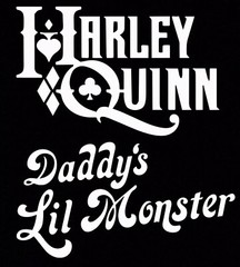 2 Harley Quinn Decals JOKER, RIDDLER, BATMAN DC COMICS decal, Laptop Car Truck