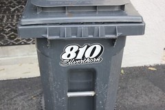 Mailbox street address vinyl decal sticker 2 color 4″x8″