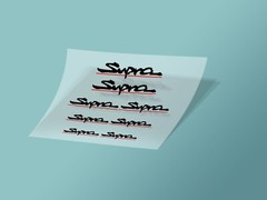 8pcs Toyota Supra Caliper Decal Stickers, Die-Cut Vinyl Decal Sticker