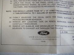 NOS Ford 1990 F150 250 Silver Stripe kit F0TZ-99-20000-A1 partial kit?