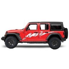 Side door paint graphics stickers decal compatible with Jeep Wrangler