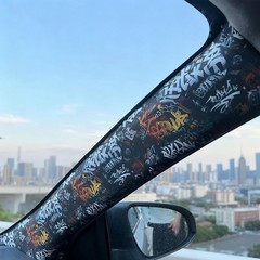 1 Roll Car Interior Self Adhesive Fabric JDM Style Universal A B pillar.