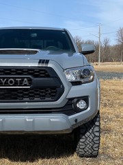 Tacoma Upper Grille 3 Racing Stripe Decals TRD Universal Grille Racing Stripes