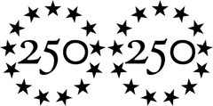 Stars 250 Vinyl Decal Set Patriotic Anniversary Sticker Betsy Ross 2nd Amendment