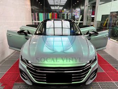 Space Candy Gloss Gray Green Metallic Sticker Decal Car Vinyl Wrap Sheet Film