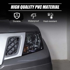 Black Headlight Sticker Film Precut Headlamp Tint For Nissan Frontier 2009-2017
