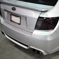 IAG RockBlocker Smoked Tail Light Overlay Film Kit for 2008-14 Subaru WRX, 11-14