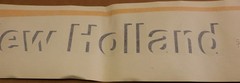 New Holland Hood Decal 87646346 OEM